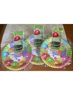 Plato llano diseño Globos y...